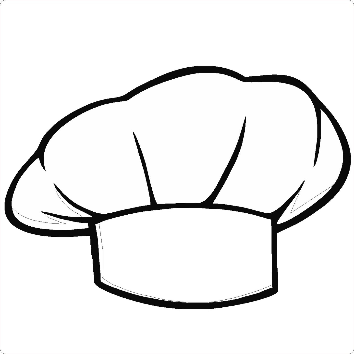 Matching chef hat