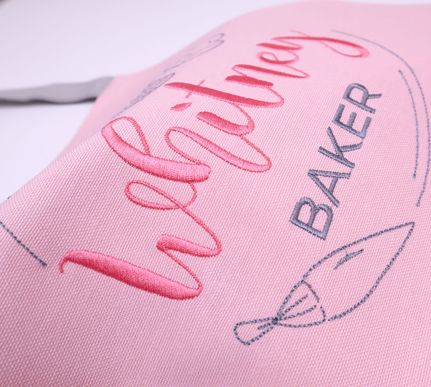 Personalized Baker Apron — Custom Name & Title Embroidered Adult Apron Gift