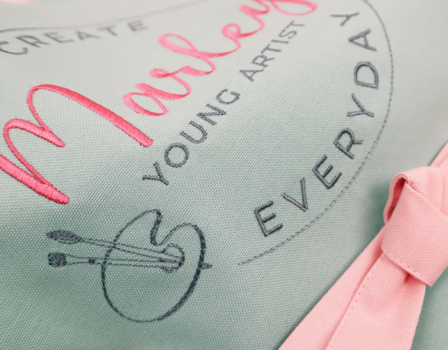 Personalized Kids Art Apron – Young Artist Smock, Gift for Girls