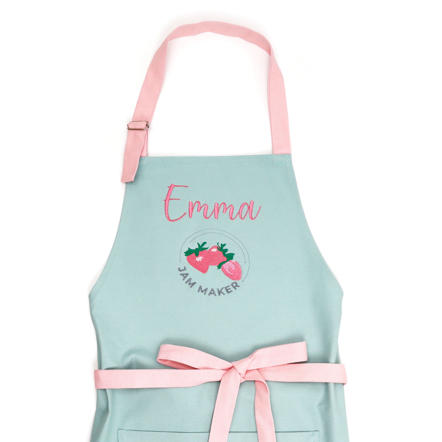 Personalized Jam Maker Apron — Custom Name & Title Embroidered Gift for Jam Lovers